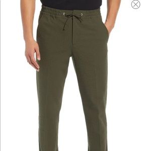 SEBASTIAN 1045 TROUSERS - ARMY GREEN